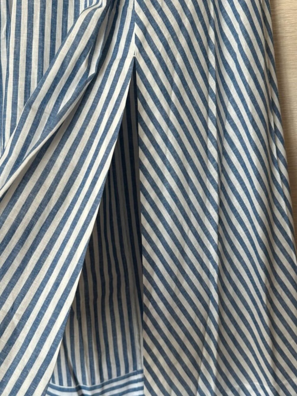 Sezane Arianna Striped Maxi Skirt US 8 - Picture 5 of 6